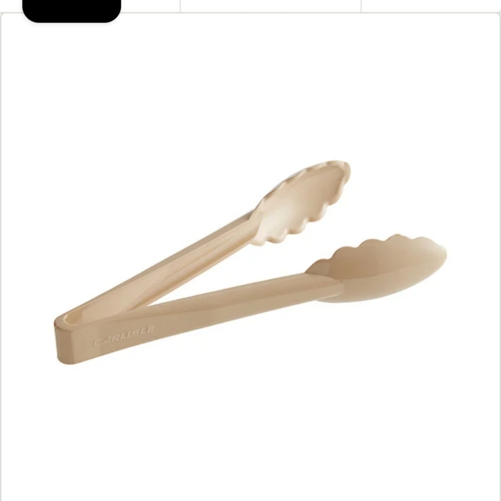 Kitchen tongs 10 pack beige - Picture 2 of 2